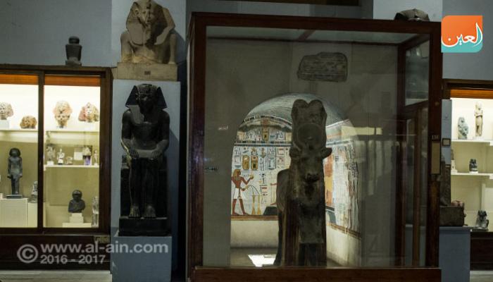 من داخل المتحف المصري بالتحرير 