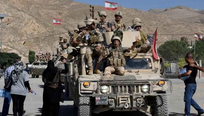 آليات عسكرية تابعة للجيش اللبناني - رويترز  