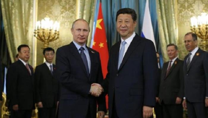 الرئيس الروسي ونظيره الصيني