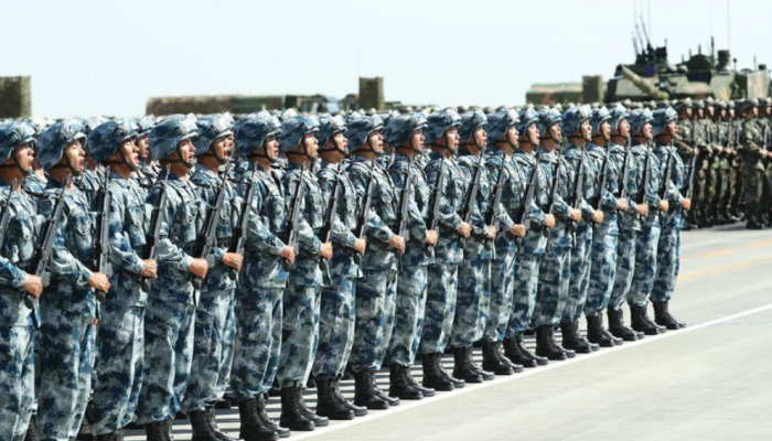 صورة أرشيفية لجنود الجيش الصيني