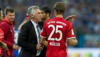 أنشيلوتي يعيد مولر لتشكيل البايرن بعد أزمة بريمن