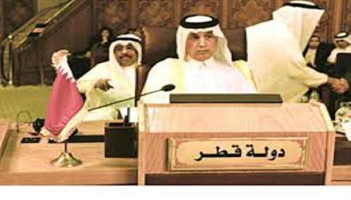 المريخي خلال حضوره الاجتماع الوزاري العربي