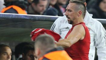 فرانك ريبيري في لحظة غضبه