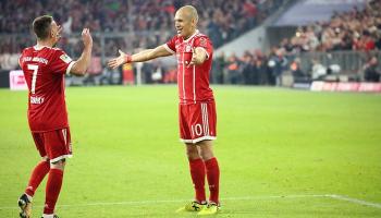 روبين يحتفل بهدفه مع ريبيري