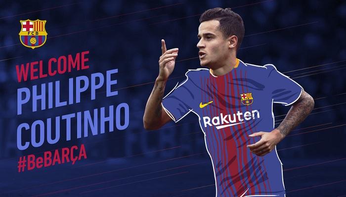 فيليبي كوتينيو في برشلونة رسميا