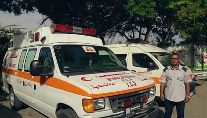 مروان أبو ريدة سائق سيارة إسعاف فلسطيني