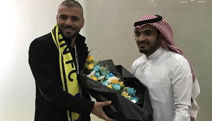 عماد متعب بشعار التعاون