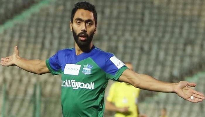 حسين الشحات لاعب المقاصة المصري