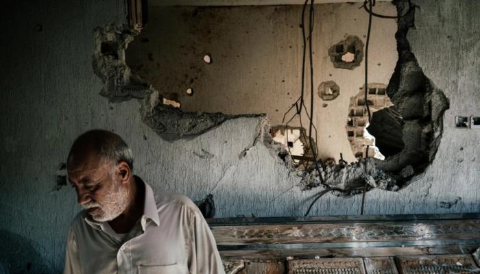 آثار الدمار بمدينة "سرت" الليبية