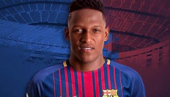 ياري مينا لاعب برشلونة