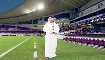 راشد عبدالله مدير استاد هزاع بن زايد 