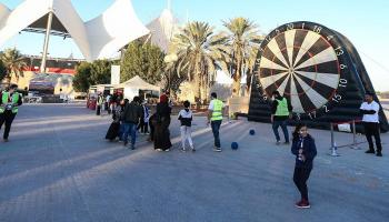 العائلات في الملاعب السعودية