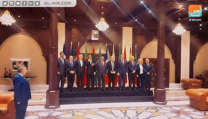 جانب من اجتماع دول مجموعة 5+5 بالجزائر