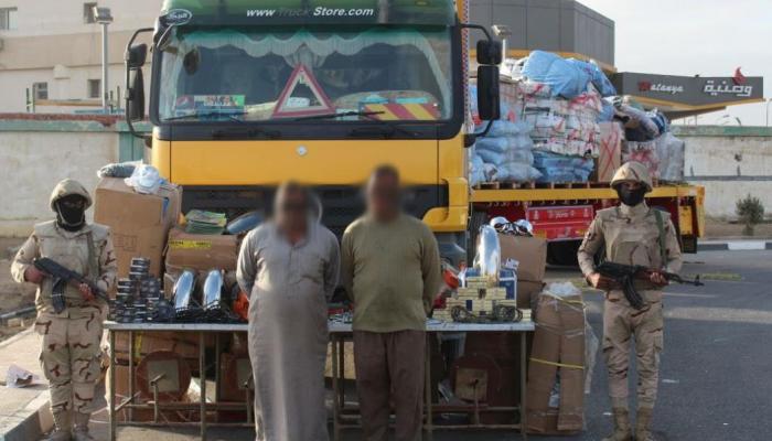 الجيش المصري يدمر ١٠ أوكار إرهابية بوسط سيناء