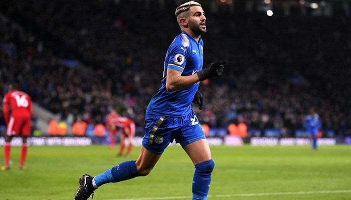 رياض محرز لاعب ليستر سيتي