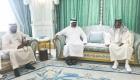رئيس الإمارات يستقبل محمد بن زايد ويتقبل التعازي بوفاة الشيخة حصة