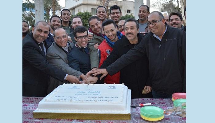 الاحتفال ببدء تصوير مسلسل قانون عمر