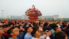 الصين تتزين بالورود في عيدها الوطني الـ69