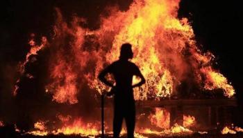 تمت السيطرة على الحريق بعد أسبوع - صورة أرشيفية