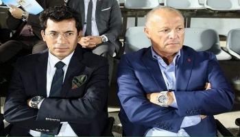 هاني أبوريدة رئيس الاتحاد المصري والوزير أشرف صبحي