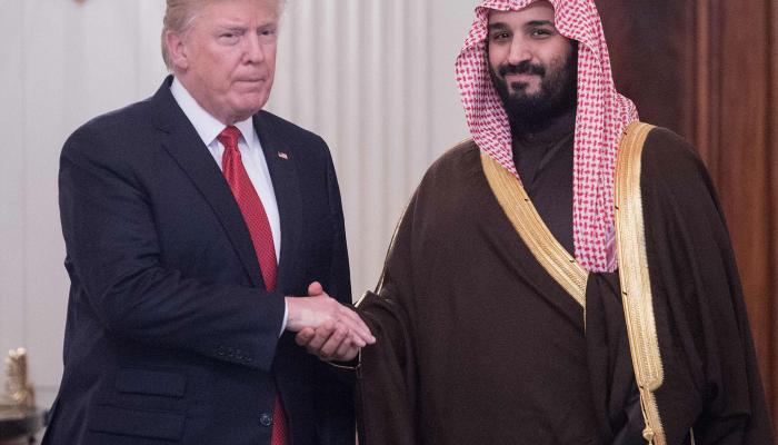 الأمير محمد بن سلمان والرئيس الأمريكي دونالد ترامب - أرشيفية
