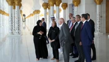 صورة جماعية أثناء الزيارة