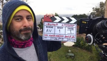 لقطة من كواليس تصوير فيلم "الضيف"  