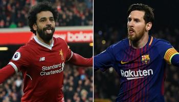 محمد صلاح وليونيل ميسي