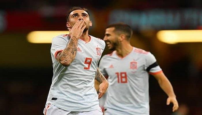 باكو ألكاسير من مباراة إسبانيا وويلز