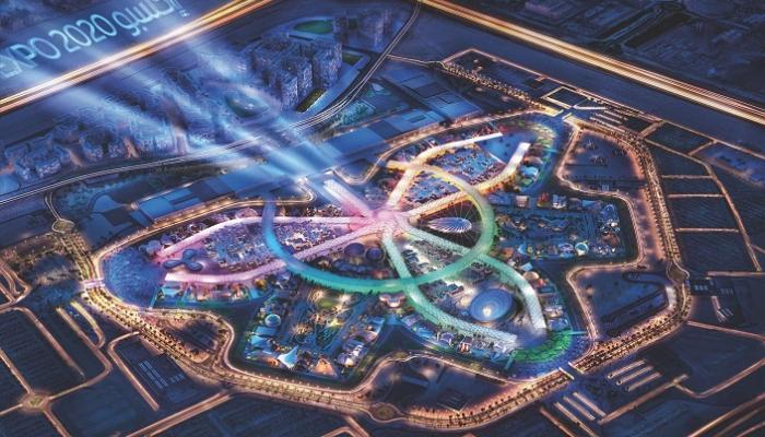 عرض مجسم لموقع إكسبو 2020
