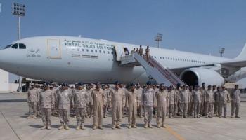 مجموعة القوات الجوية الملكية السعودية المشاركة في التمرين