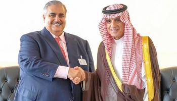 وزير الخارجية السعودي ونظيره البحريني 