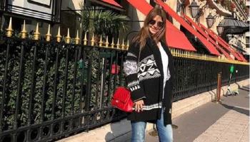 المغنية اللبنانية نانسي عجرم في باريس