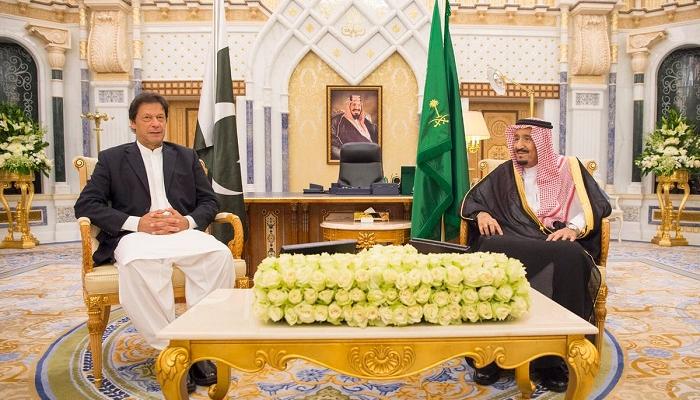 الملك سلمان بن عبد العزيز ورئيس وزراء باكستان