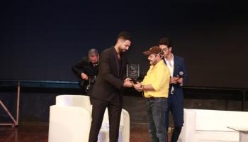 تكريم محمد هنيدي في الجامعة الأمريكية