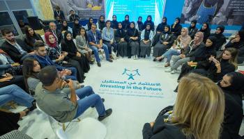 جانب من جلسات "الاستثمار في المستقبل" لبحث قضايا الشباب