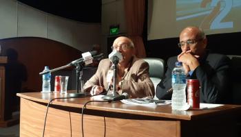 المخرج سمير سيف وفتحي عبدالوهاب رئيس الصندوق