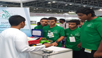 جانب من مشاركة الطلاب في الجائزة 