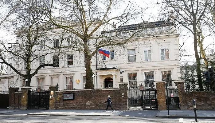 مقر السفارة الروسية في لندن