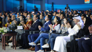 جانب من فعاليات منتدى شباب العالم