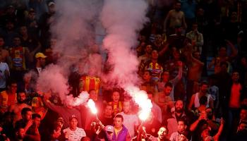 احتفال جماهير الترجي التونسي بدوري أبطال أفريقيا
