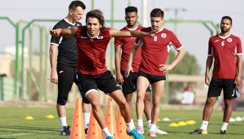 لاعبو الفيصلي في التدريبات