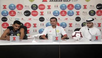 مدرب الوصل خلال المؤتمر الصحفي