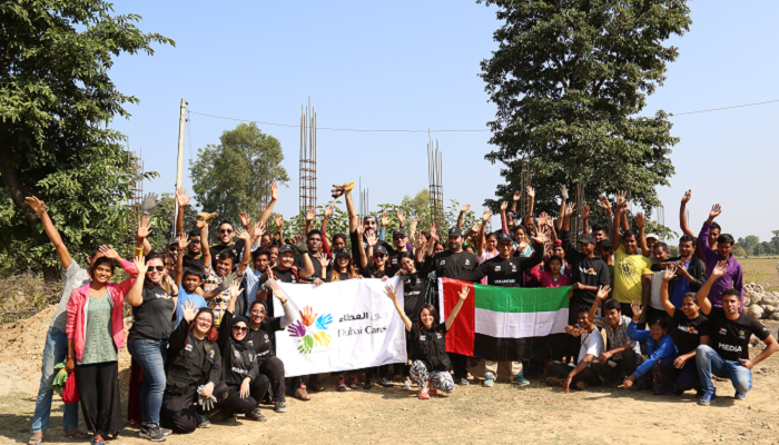 متطوعو دبي العطاء يبنون مدرسة جديدة في نيبال