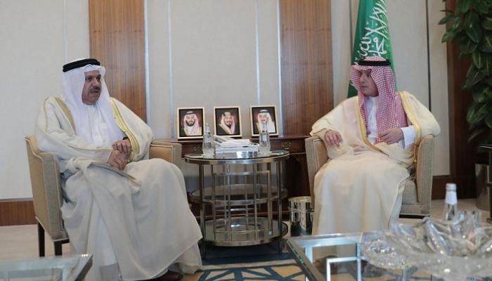 الوزير عادل الجبير والدكتور عبداللطيف الزياني