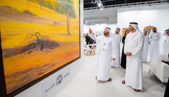 الشيخ عبدالله بن زايد خلال افتتاحه 