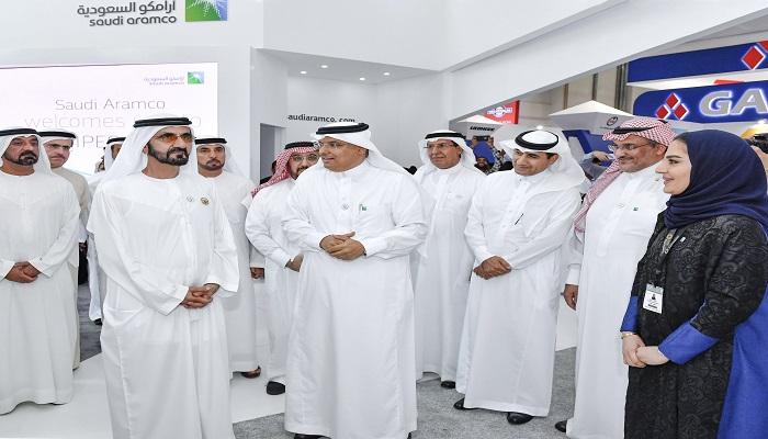 الشيخ محمد بن راشد يزور معرض أبوظبي الدولي للبترول
