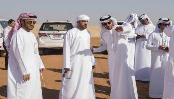 جانب من الزيارة التفقدية لمشروع "تلال سويحان" الترفيهي