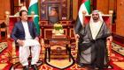 محمد بن راشد يبحث مع رئيس وزراء باكستان توسيع آفاق التعاون