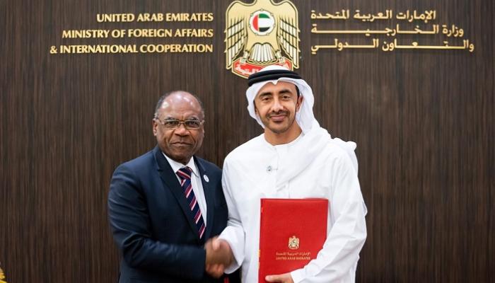 عبدالله بن زايد ووزير خارجية الكونغو الديمقراطية
